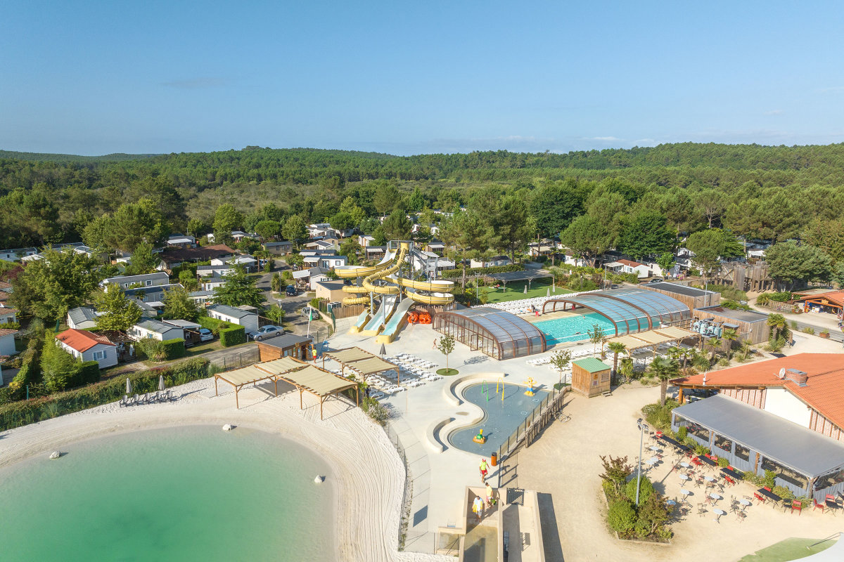 Les Vignes | Campingplatz 5 Sterne Landes | Aquapark