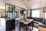 Mobilhome FAMILY 3 bedroom 32m² air conditioning + PLANCHA + TV + WIFI - Les Galets