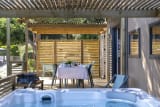 Mobil-home EXCLUSIF - 3 chambres - 2 salles de bain - SPA privatif - La Plage - Romanée