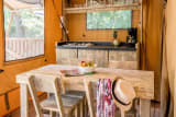 Tent Ciela Nature Lodge - 2 bedrooms - Kitchen – Bathroom - Le Pommier