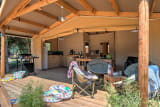 Ecolodge Cotton Comfort 32 m² - 2 slaapkamers - terras 11m² + TV - Le Bel Air