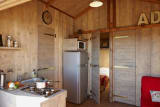 Cabane Lodge Bois sur pilotis Standard 38m² (2 chambres) dont terrasse couverte 12m² + TV - Les Ondines