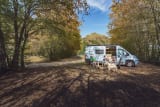 100m² pitch with electricity for caravan and campervan - CosyCamp