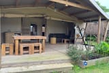 Ecolodge Cabin Cotton CONFORT 35sqm (2 bedrooms) 11sqm sheltered terrace + TV - Les Ilates