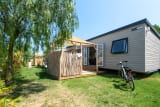 Mobil home PRIVILEGE 3 Chambres avec SPA, 2 Salle de bains, CLIM / TV / WIFi / PLANCHA / DRAPS - Les Galets