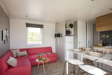 Mobil-home Premium 6 personnes 3 chambres 33m² - Le Nid d'Eté
