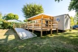 Toegankelijke stacaravan met 3 kamers voor 4/6 personen en airconditioning. - L'Arbre d'Or