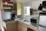 Stacaravan Confort 24m² - 2 slaapkamers - Grote terras + TV - Les Dunes