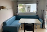 Stacaravan Confort 24m² - 2 slaapkamers - Grote terras + TV - Les Dunes