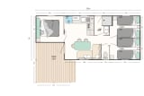 Cottage Prestige Plus 3 chambres - climatisé - Le Séquoia