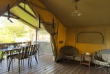 Tent Lodge Kenya op palen 2 slaapkamers - Le Soleil du Verdon