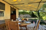 Marquise-tent voor 4 personen, 2 slaapkamers - Le Soleil du Verdon