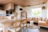Mobil-home Cocoon 3ch 2SDB | PREMIUM+ -40m² -SPA-Clim-TV-LV-plancha-terrasse couv.-pack travel - Au Bois des Biches