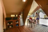 Ecolodge Cotton canvas Comfort 35m² - 2 bedrooms - including 11m² covered terrace + TV - Tamarins Plage