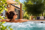 Luxe mobilhome met 3 slaapkamers en jacuzzi - La Clémentine