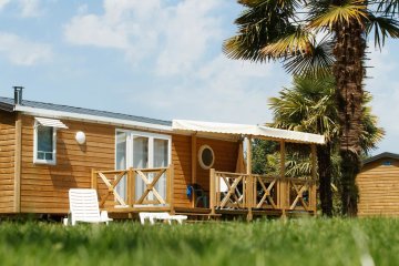 Mobile home Palm Beach - 3 chambres - 2 salles de douche - Les Ormes, Domaine & Resort