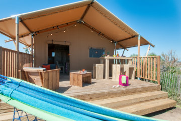 Tente Lodge Tennis 4p 2ca ** - Le Sérignan Plage