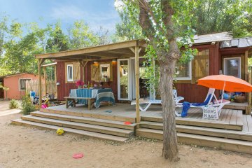 Cabane Jardin 2 habitaciones PREMIUM Climatización - Le Sérignan Plage