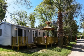 Mobilhome FAMILY 3 bedroom 32m² air conditioning + PLANCHA + TV + WIFI - Les Galets