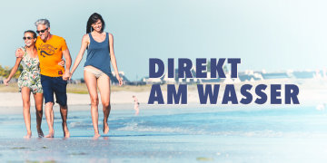 Direkt am Wasser