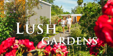 Lush gardens