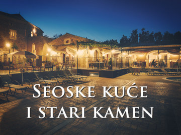 Seoske kuće i stari kamen