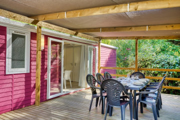 Mobile home LUXE (AIR-CONDITIONING + tv + Dishwasher) - Les Champs Blancs