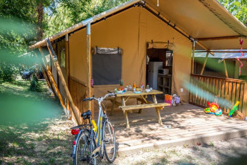 Tent Ciela Nature Lodge - 2 bedrooms - Kitchen – Bathroom - Le Pommier