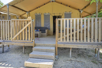 Tent Ciela Nature Lodge - 3 slaapkamers - Keuken - Badkamer - Le Pommier