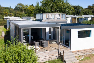 Casa móvil PREMIUM - 2 habitaciones - 2 baños - SPA - Au Bocage du Lac