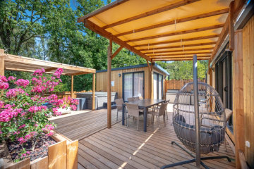 Stacaravan Ciela Exception Tribu SPA - 2 stacaravan - 4 slaapkamers - Le Pommier