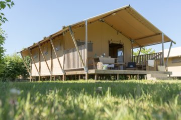 Woody Lodge, with air conditioning - 3 bedrooms - Village de la Guyonnière