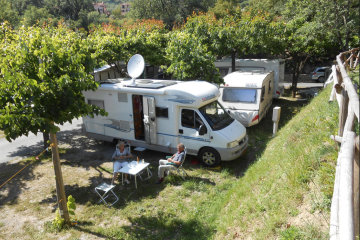 Parcela: caravana max m.7,30  o autocaravana - Pian dei Boschi