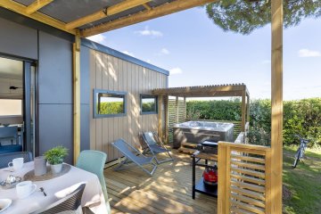 Mobilheim EXKLUSIV - 3 Schlafzimmer - 2 Badezimmer - Spa - Le Châtelet - Romanée