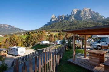 Pitch Comfort S Superior (150-200 m²) caravan or camping-car - Seiser Alm