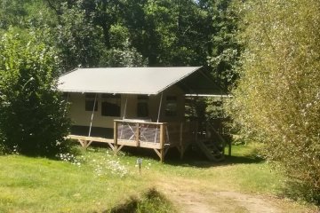 Tente Lodge Safari Nature 3 Pièces 5 Personnes Sans Sanitaire - La Serre