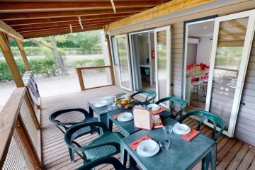 Mobile-Home Riviera - 33m² - 3 Schlafzimmer 1/6 pers - Le Mas de Pierredon
