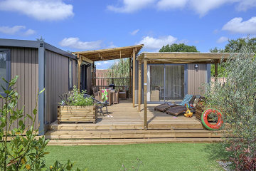 NEW -Mobile-home Ciela Exception Tribu SPA - 2 mobile-homes - 4 bedrooms, bed linen, towels, plancha - Les Fontaines