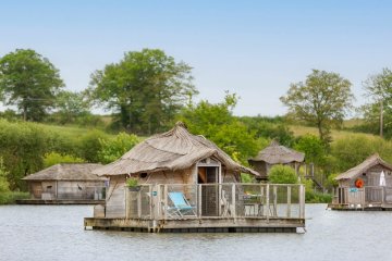 Schwimmende Hütte Volta 1 Zimmer - Village Flottant de Pressac