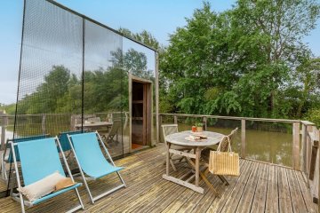 Cabane flottante Miroir 1 Schlafzimmer - Village Flottant de Pressac