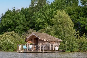 Schwimmende Hütte Alizé 1 Zimmer - Village Flottant de Pressac