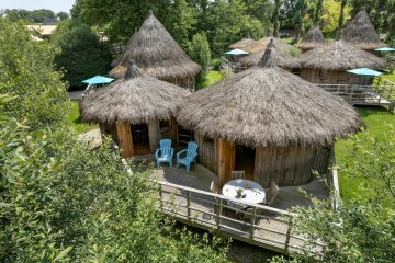 cabin Aigrette 1 room - Village Flottant de Pressac