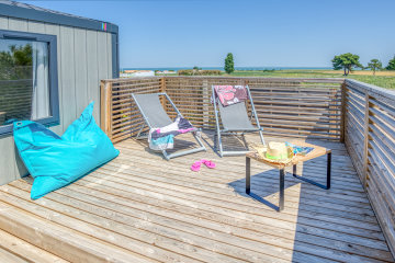Mobil-home Famille 6 personnes - Vue mer - Les Peupliers