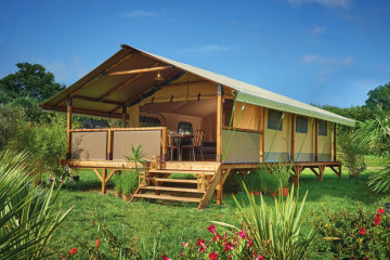 Tente Ciela Nature Lodge - 2 chambres - Cuisine équipée – Salle de bain - de La Liez