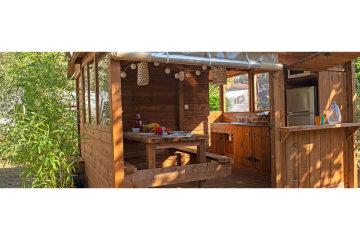 Piazzola Privilège Freecamp Guinguette + Elettricità 10A - Le Bel Air