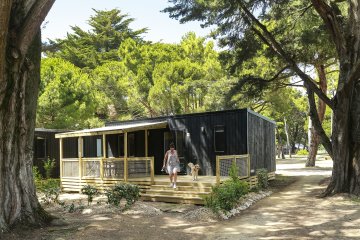 Mobil-Home Premium 34m² (3 chambres - 6 pers.) + terrasse couverte + TV + draps et serviettes + CLIM - Tamarins Plage