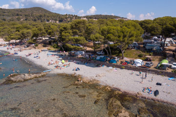 camping la plage du dramont saint raphael