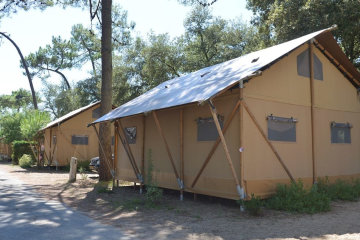 Lodge Tent SAFARI BAHAMAS 8 MEZZANINE - Les Pins d'Oléron