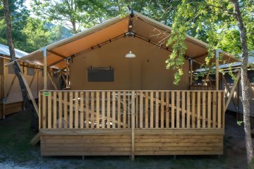 Tent Ciela Nature Lodge - 2 slaapkamers - Keuken - Badkamer - La Farigoulette