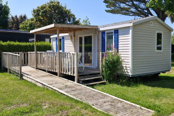 Stacaravan Comfort 25m² (2 slaapkamers) + terras -  + TV geschikt voor personen met beperkte mobiliteit - Cap Finistère